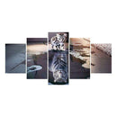 Reflection Cat 5D DIY Full Drill Diamond Painting 5-picture Combination Kit