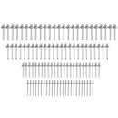 101Pcs/Set Aluminum Blind Rivet Tool Heavy Nut Threaded Insert Hand Rivetin