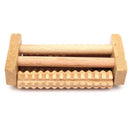 Handheld Wooden Roller Massager Reflexology Hand Foot Back Body Therapy Relax CC