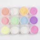 12 Colors/Set Acrylic Fluorescent Powder Glow In the Dark Manicure Nails Pigment