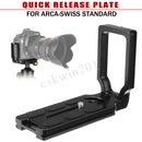 Quick Release L Plate MPU-105L*Bracket For Nikon D7200 750 5500 3300 SLR Cam Gw