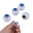 4PCS New Eyeball-Shaped Valve Caps For Metallic Plastic Bikes & Cars Wheel  OZ