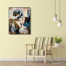 Painting By Numbers Kit DIY Women Men Canvas Oil Wall Art Picture Craft