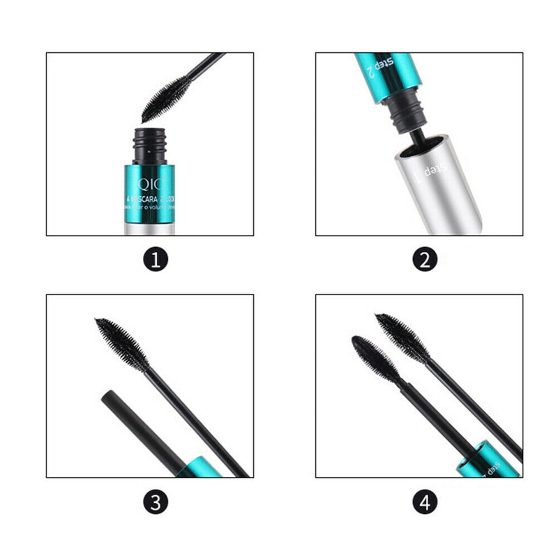 Waterproof 4D Silk Fibre Eyelash Extension Make Up Volume Long Lasting hot.