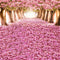 1.5m*1m Sakura Flower Road Photography Backdrop Cloth Wedding Background DIY