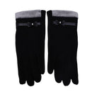 Touch Gloves Winter Warm Gloves Mittens for Touch Screen (black) G8U3