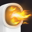 500W Electric Heater Mini Desktop Warmer Machine for Home Office (White EU)