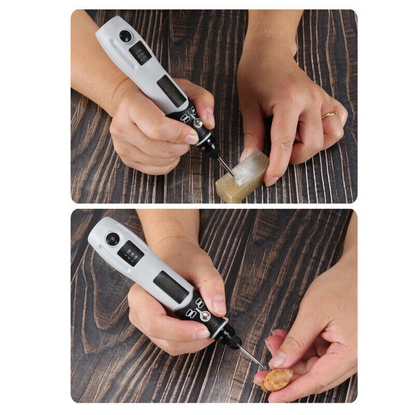 DIY Electric Engraving Engraver Pen Carve Tool For Jewelry Metal Glass Kit