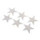 6Pcs Iron On Rhinestone Star Patches Transfer AB Crystal Beading Applique for