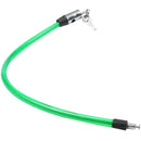 Green Plastic Coating Steel Scooter Bicycle Bike Cable Lock 65CM + 2 Keys N9J5
