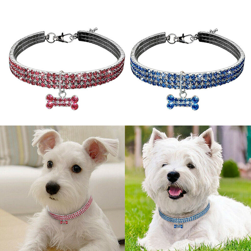 2x Dogs Collar Doggy Collar Dogs Outdoor Daily Walking Decor