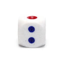 10Pcs Six Sided Square Opaque 10Mm D6 Dice Portable Table Games M&