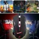 T7 USB Wired Gaming Mouse 6 Button 2400DPI Colorful Backlight Optical Mouse
