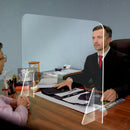 Acrylic SNEEZE GUARD Desktop Countertop Safety Screen Protective Barrier