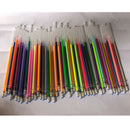 4x 60/100Color Fluorescence Neon Gel Pen Refills Coloring Drawing Craft Pen