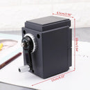 Retro Camera Style Pencil Sharpener Mechanical Manual Hand Cranking Stationery