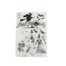 Happy Halloween witch Transparent Silicone Clear Stamps for Scrapbooking Album3C