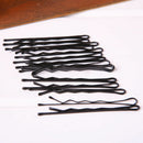 Lots 56Pcs Invisible Hair Clips Flat Top Bobby Pins Grips Salon Barrette BlackZ