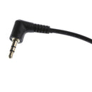 3.5mm 90 Degree Right Angled 3-Pole TRRS Male To TRRS Female Stereo 4-Pole Cable