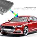 Retractable Car Windows Sunshade Windshield 150x70cm Sun Block Anti-UV Shield