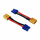 3pcs XT60 XT-60 Male to EC3 Female Connector Adapter Wire for RC Lipo Batte T6X8