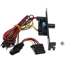 1Pc 3 Channels PC Cooler Cooling Fan Speed Controller for CPU Case HDD VGA F Ew