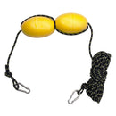 Canoe Kayak Anchor Float Rope Buoy with Clip & Nylon Cord Rope Length 9.1m