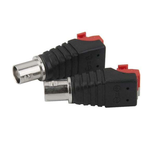 10 pcs Speaker Wire Cable to Audio FEMALE BNC Connector Adapter Jack Plug