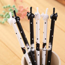2x Lovely Black Cat Gel Ink Pen Cute Fun Roller Ball Point Fashion Gift School