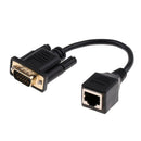 RJ45 to VGA Cable VGA 15-Pin Port Male to RJ45 Female Ethernet LAN Console