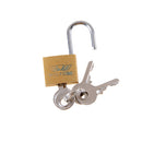Brass Padlock Long Shackle Travel Luggage/Suitcase/Gate Lock Security 3 Keys MO