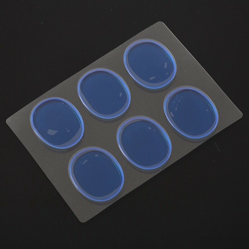 6pcs/set Snare Drum Mute Pad Drum Damper Gel Pads Snare Tom Drum Muffler