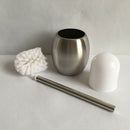 1 Set Stainless Steel Toilet Brush Holders Brush Toilet Cleaning Brush Toil