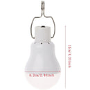 Solar Panel Powered Led Bulb Light Portable Outdoor Camping Tent Energy Lam G6P3