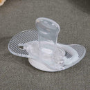 Newborn Baby Silicone Pacifier Transparent Flat Thumb Pattern Baby Nipples