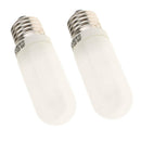 2Pcs JDD Flash Modeling Lamp E27 250w Strobe Bulb Frosted Halogen Light