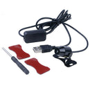 USB LED Car Atmosphere Armrest Box Lamp Projector Light Interior Decor Red