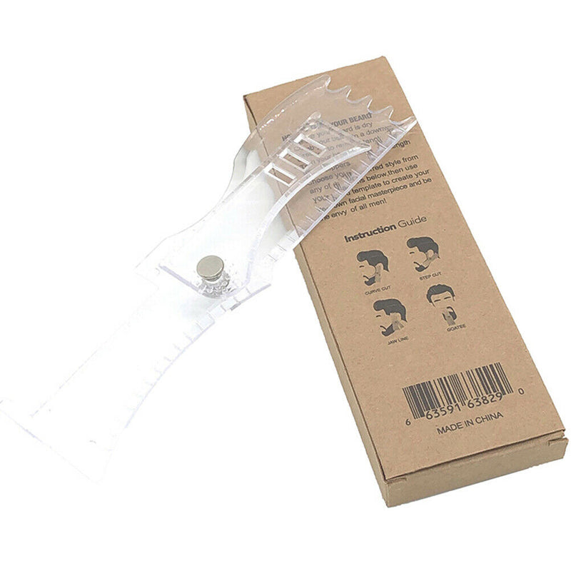 Rotating Men Beard Shaping Styling Template Comb All-In-One Beard Stencil 3C