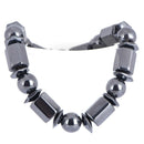 Black Magnetic Bracelet Beads Hematite Stone Health Care Bangle Jewel Gw