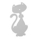 Lovely Cat DIY Cutting Dies Stencils Scrapbooking Embossing Album Card Gift