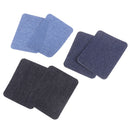 6X Assorted Cotton Jeans Repair Kit 3Color Iron On Denim Patch Sewing AppliSPTEU