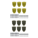 Light Green 6x Electric Guitars Tuning Keys Knob Caps DIY
