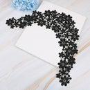 Black embroidery neckline embroidered applique lace garment collar accessoriesJR