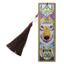 DIY Special Shaped Diamond Painting Leather Tassel Bookmark Creative Crafts