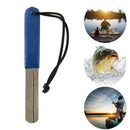 Double Groove Fishing Hook Sharpener Outdoor Diamond Fishhook Grindstone