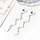 Fashion Acrylic Poker Card Heart Spade Diamond Long Stud Earrings Women Jewe Gw