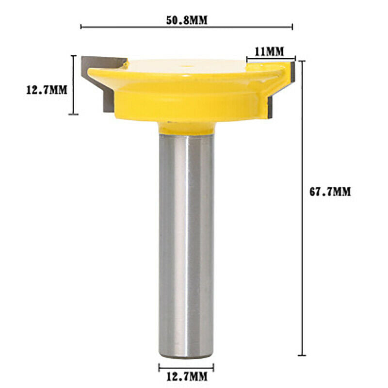 1/2'' Shank Straight Rail & Stile Router Bit Woodworking Chisel Cutter To MDB