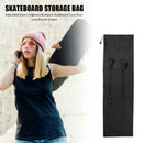Outdoor Portable Skateboard Carry Bag Black Longboard Backpack Drawstring