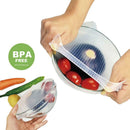 3X Reusable stretch Lid Silicone Wraps Seal Vacuum Cover Keeping Food Fresh Wrap