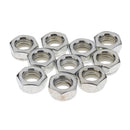 10pcs Carbon Steel Screws Nuts For Skateboard Longboard Repair Rebuilding